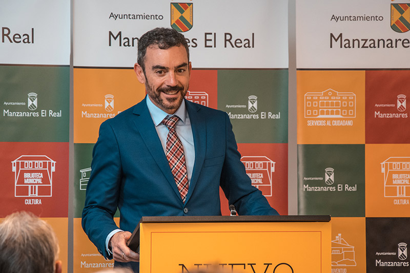 Óscar Álvarez López, Director General del Mayor y la Dependencia de la Comunidad de Madrid, en la presentación del acto de inauguración